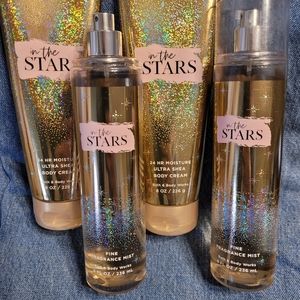 BATH & BODY IN THE STARS 2 Body Cream and 2 Fragrance Mist